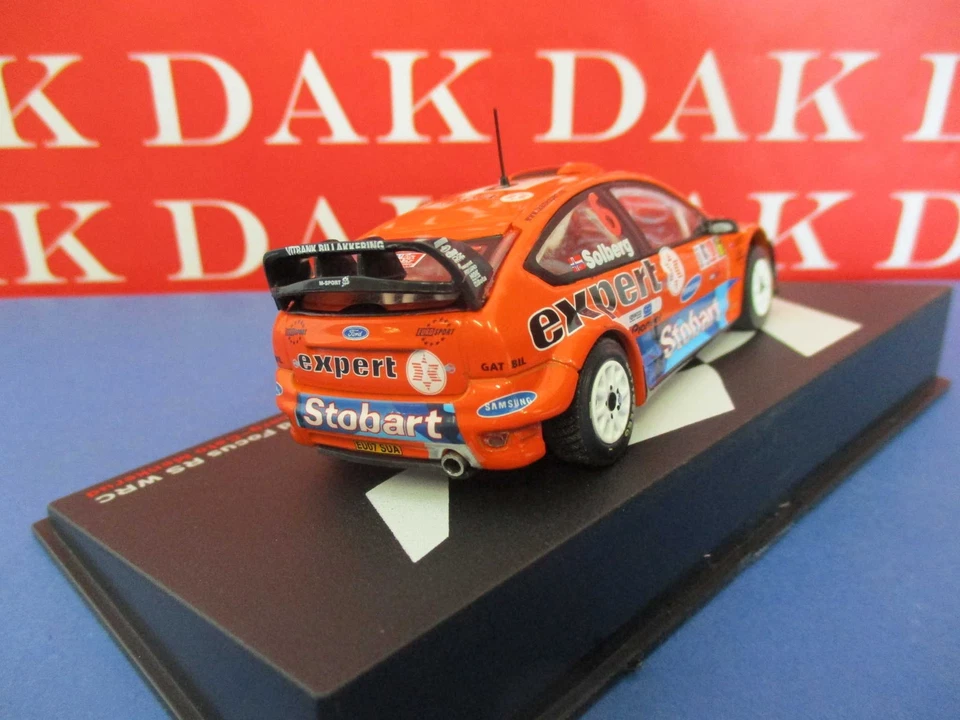 Die cast 1/43 Modellino Auto Ford Focus WRC Rally Norway 2009 H. Solberg - Immagine 3 di 4