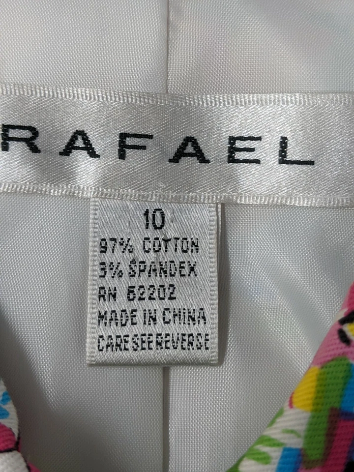 Blazer Rafael Mujer 10 Artsy Playa Tropical Resort Crucero Flamencos Ropa de Resort Foto 4 de 4