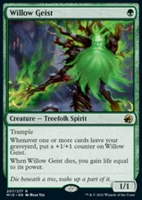 MTG Magic the Gathering Willow Geist (207/473) Innistrad Midnight Hunt LP