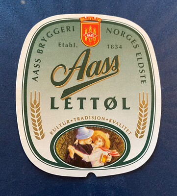Norway beer labels - AASS.BREWERY LETTØL  beer label 