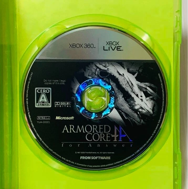 Xbox360 Armored Core for Answer Japanese from Japan Used Good condition - Image 4 of 4