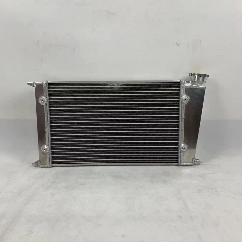 Radiador de aluminio de 2 filas para VW GOLF MK1 Jetta SCIROCCO GTI 1984-1991 1,6 L 1,8 L Foto 3 de 4