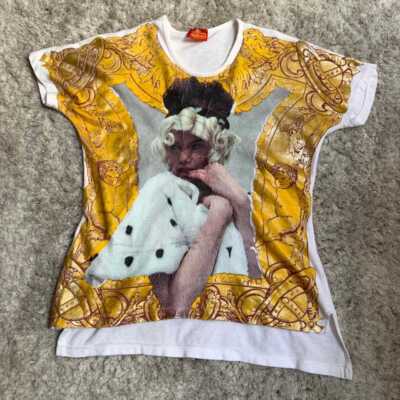 Vivienne Westwood Picture Frame T-shirt Sara Gold 80s Vivienne Westwood Picture Frame T-shirt Sara Gold 80s