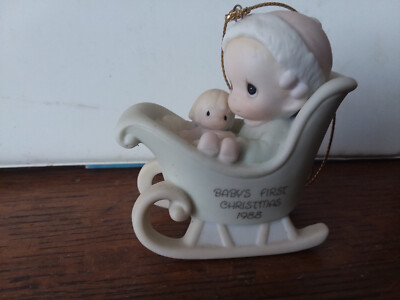 1988 Precious Moments Baby's First Christmas Special Issue Ornament 115282 