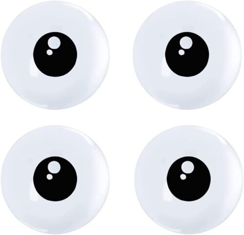Palloncini bulbo oculare Halloween 5"" lattice occhi bianchi neri festa Halloween Regno Unito - Foto 1 di 4