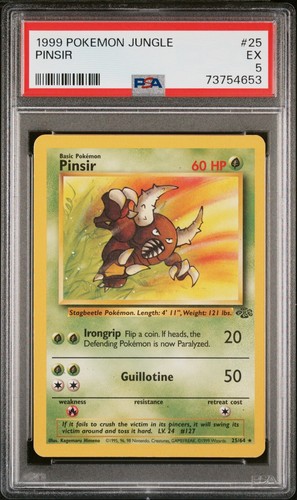 Pinsir (Unlimited) graded PSA 5 for sale on eBay