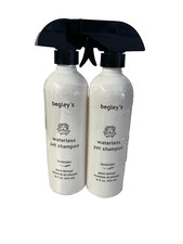 Begley's Waterless Pet Shampoo, 2 Bottles in Pack, 16 Oz in Each, Lavender - NEW