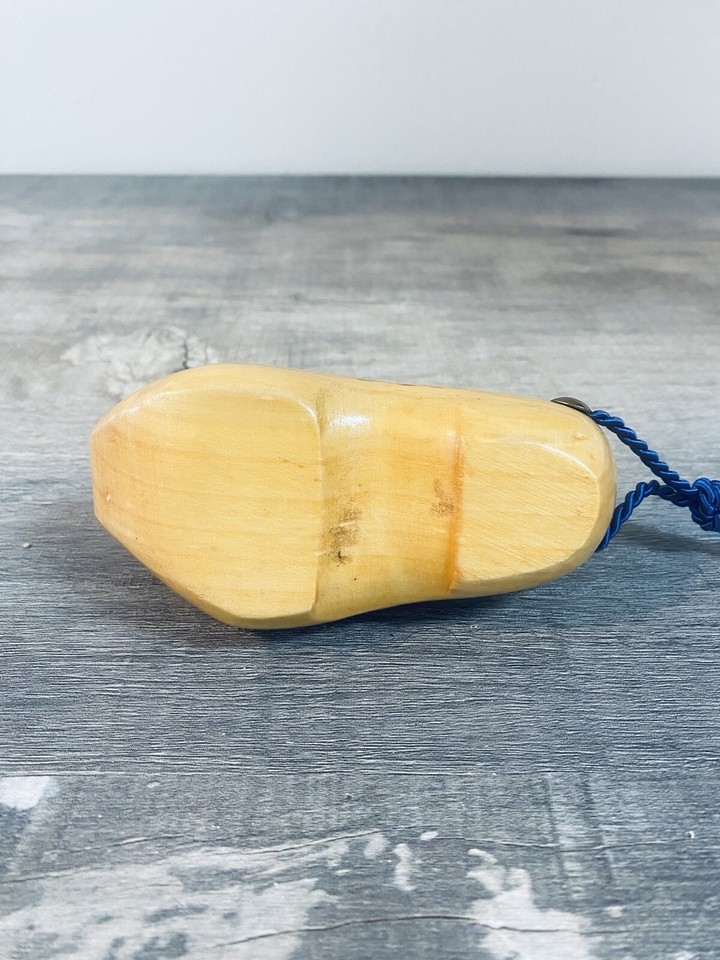 Vintage Dutch Wooden Shoe Sewing Pincushion Holland Hand Painted eBay