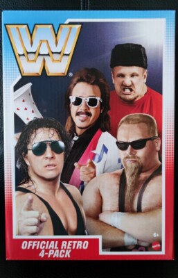 Mattel Creations WWE Official Retro Figures Set 4-Pack Wave 2 (2022)