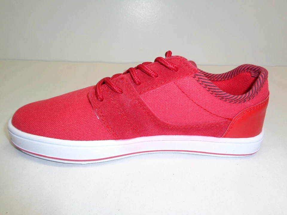 UnionBay Talla 13 ANSON Rojo Lona Con Cordones Tenis Nuevos Niños Pequeños Zapatos Foto 4 de 4