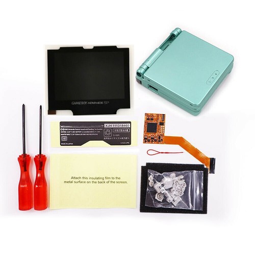 10 Levels Backlight V2 IPS LCD Screen Kit With Pre-cut Shell case For GBA SP - Picture 37 of 114