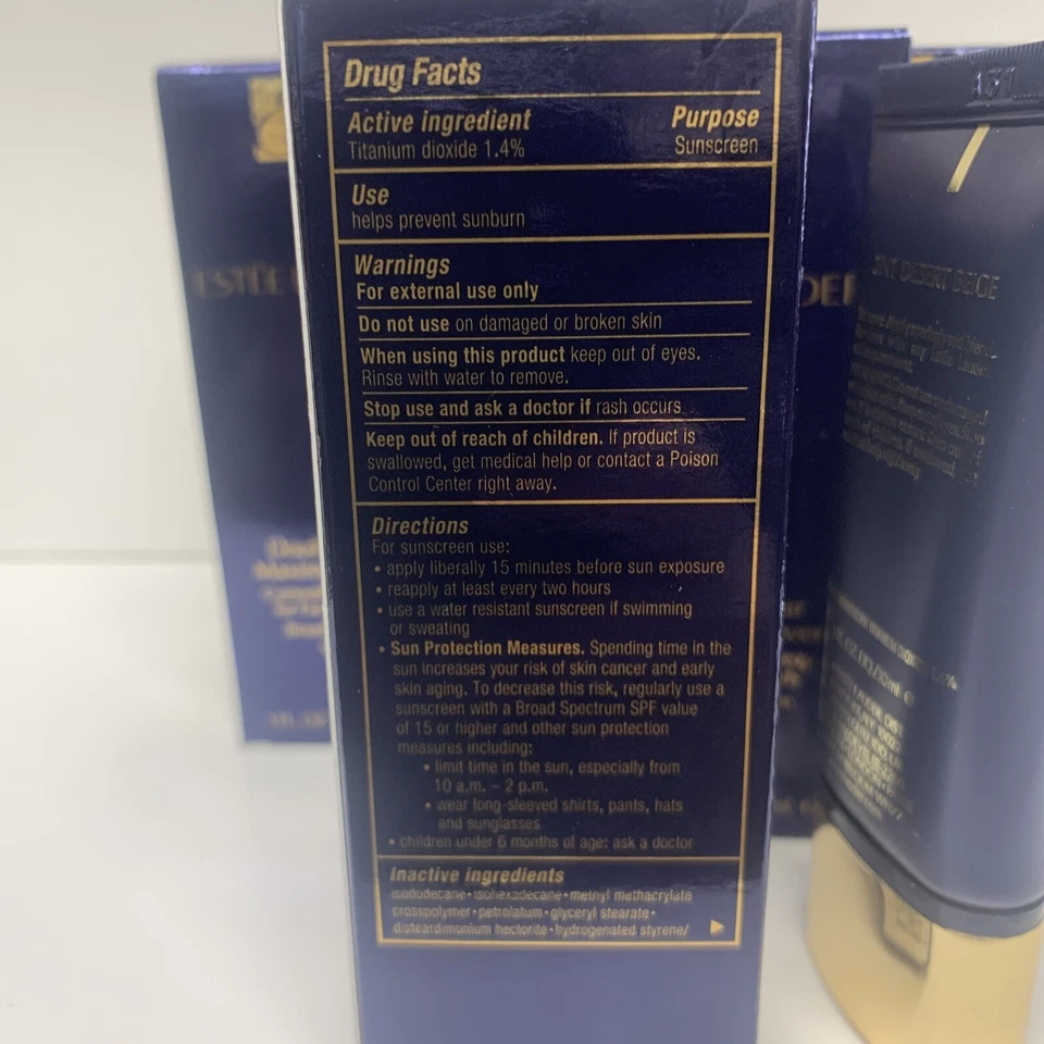 Estee Lauder Double Wear Maximum Cover Camouflage Makeup 1 Oz/ 30ml Choose Yours - Image 4 of 4