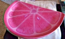 4 Piece Plastic Fruit Serving Trays (Watermelon)