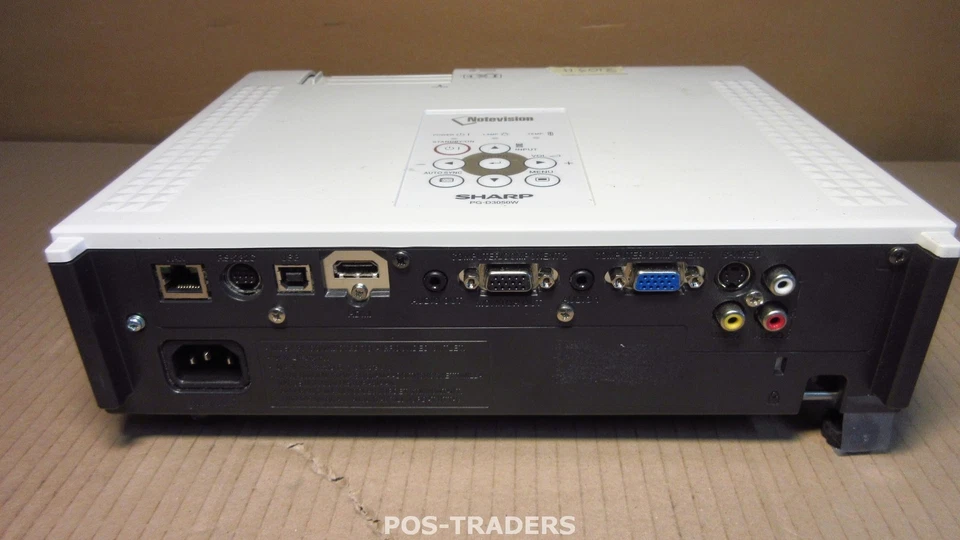 SHARP PG-D3050W Beamer Projector DLP WXGA 3000 LUMENS HDMI 3103 HOURS - Bild 2 von 3