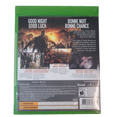 Dying Light Xbox One Complete with Manual Tested - Picture 3 of 4