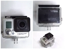 GoPro Hero3T+ Action Camera w/ Power Cord and Plastic Hard Case #W3234