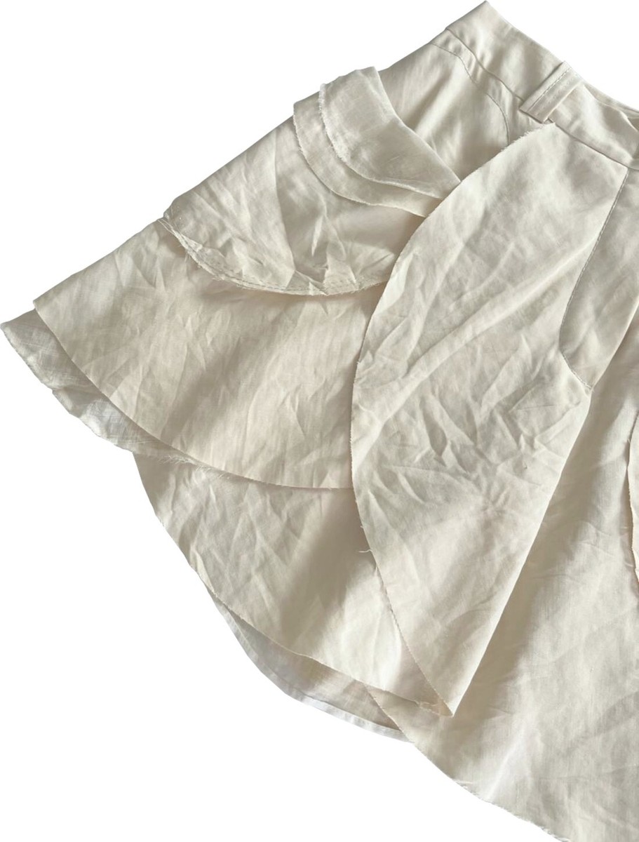 Jupe Boule Girbaud Kaki à Motifs Fleurs – Taille 40 – Occasion En Très Bon état – Coton/polyamide – Style Rétro