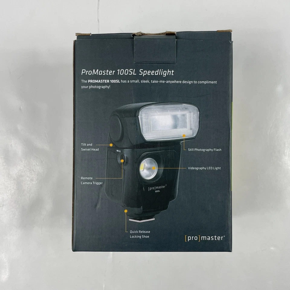 ProMaster Speedlight 100SL for Nikon LED Flash Mount Protective Case Photography - Image 3 of 4