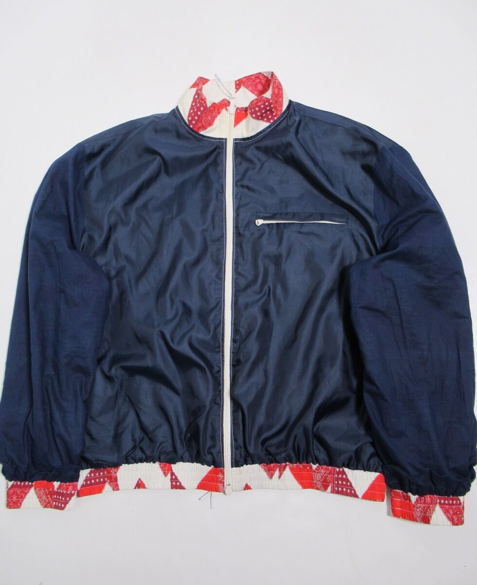 Kith Zig Zag Quilt Track Jacket Team USA Pyre Size L KH1255 Kith Zig Zag Quilt Track Jacket Team USA Pyre Size L KH1255