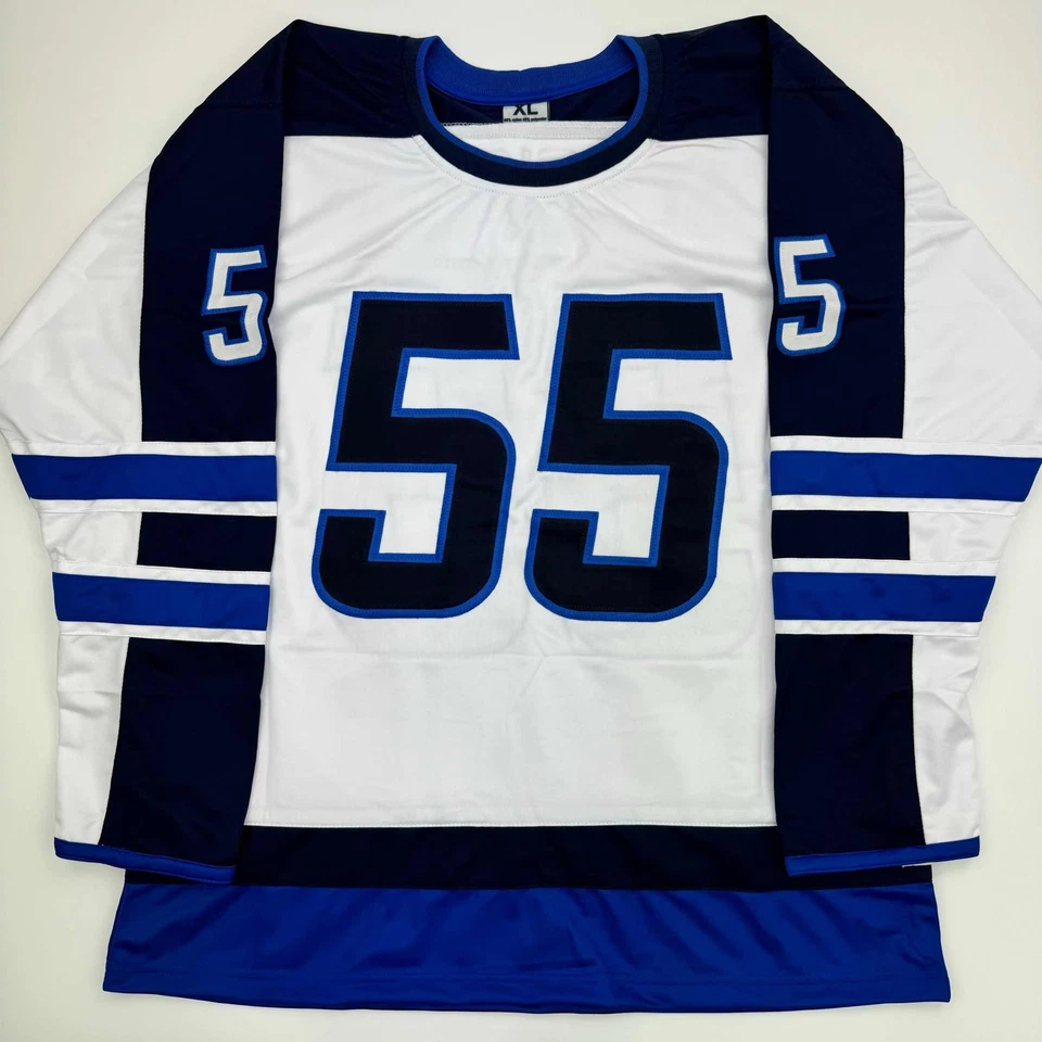 Autographed/Signed Mark Scheifele Winnipeg White Hockey Jersey JSA COA - Image 4 of 4