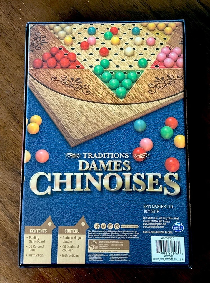 Chinese Checkers Board Game Traditions/Spin Master NEW unsealed - Image 2 of 3