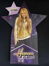 Hannah Montana (Miley Cyrus) Rare Disney Promo Cardboard Decoration - MINT