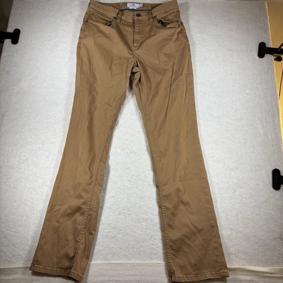 Southern Tide Mens Cotton Flat Front Sullivan 5 Pocket Pants Brown Size 30x32