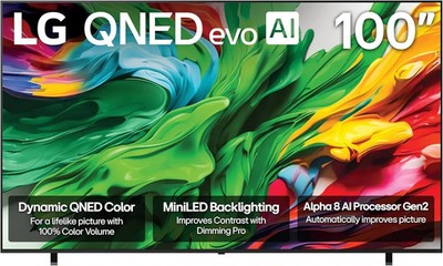 LG 100QNED85AUA 100'' EVO TV with Dynamic 4K Color with AI Power (2025)