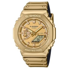 CASIO G-SHOCK GM-2100YMG-9A9 Fine Metallic Gold Tough Silicone Watch New