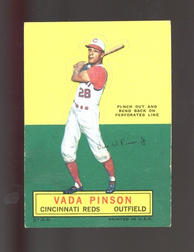 Vada Pinson 1964 Topps Stand Up card