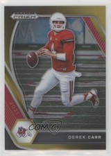 2021 Panini Prizm Draft Picks Black Gold Prizm 2/5 Derek Carr #14 v7j