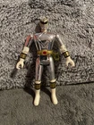 Vintage 1995 Metallic White Power Ranger Figure