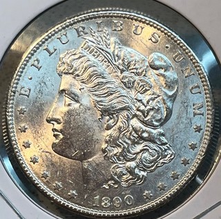 1890 S Morgan Silver Dollar Tough Date (90SAC1) FREE SHIPPING