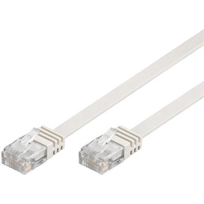 Wentronic CAT FLAT 5-500 WEISS 5m CAT 5e Netzwerkkabel # 93361