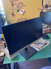 24 Inch HP Computer Monitor Adjustable Up, Down, Tilts Forward, Back, And Turns