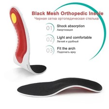 Premium Orthotic High Arch Support Insoles Gel Pad 3D Arch Support Flat Feet