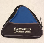 Precision Manufacturing LLC  Blue/Black Triangle Zip Bag — photo 1