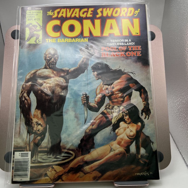 MAG SAVAGE SWORD OF CONAN THE BARBARIAN #22 SEPT 1977 