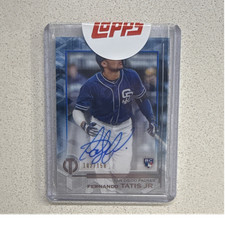 Fernando Tatis Jr. Padres Rookie Autographs Blue /150 Rookie Auto Sealed RC