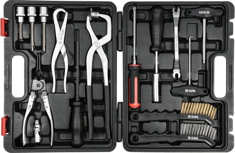 Kit d'entretien des freins Yato 15 pièces pour changer vos plaquettes sans effort