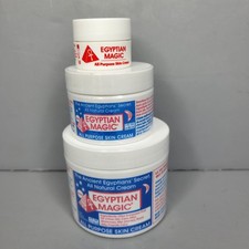 Egyptian Magic Natural All Purpose Skin Cream 3 Piece Set 4oz,1oz,.25oz- Sealed