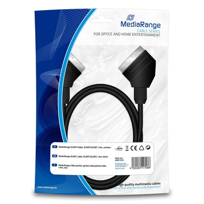 `MediaRange Scartkabel Anschl. 20pol St/St 1,40m` (UK IMPORT) ACC NEW