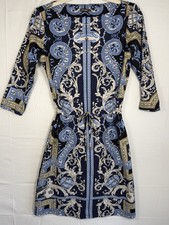 J. McLaughlin S Paisley Catalina Cloth 3/4 Sleeve