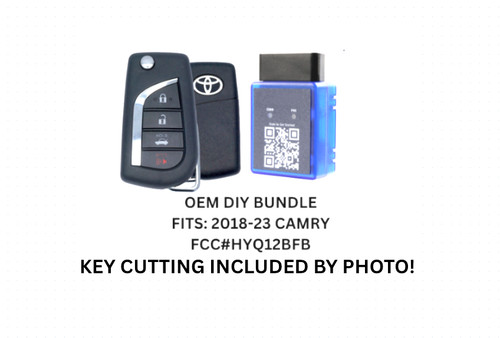DIY BUNDLE OEM Factory Toyota 2018-24 Camry Flip Key Keyless Remote Fob HYQ12BFB