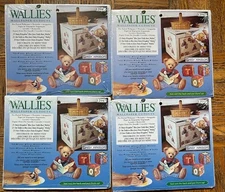 New Wallies Wallpaper Cutouts Daisy Kingdom Blue Jean Teddy Bears 4 Sets Of 25