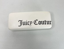 Juicy Couture White Hard Shell Glasses Case