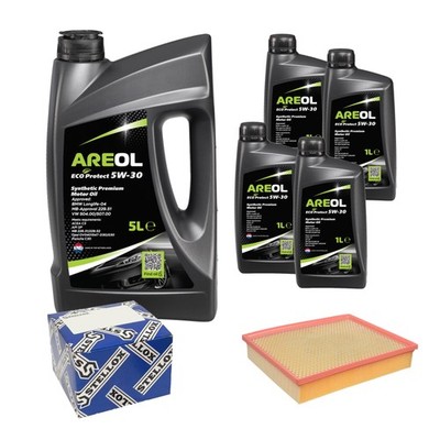 STELLOX Inspektionspaket AREOL ECO Protect 5W-30 9L für VW Amarok 2H S1B 2.0