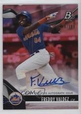 2021 Bowman Platinum Top Prospects Pink 79/199 Freddy Valdez #TOP-64 Auto 1ek2