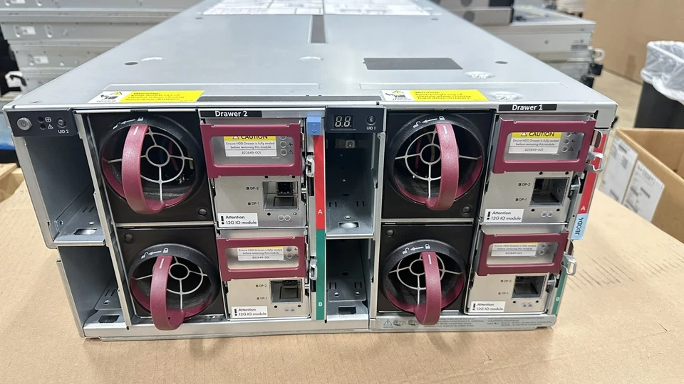 HP HPE D6020 70 Bay 3.5 LFF Storage Enclosure 4x 12G SAS+Fan JBOD 70x HDD/SSD - Image 2 of 4