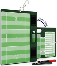Dry Erase Lacrosse Coaching Board 15X10.5    Includes 2 Markers, Whiteboard for